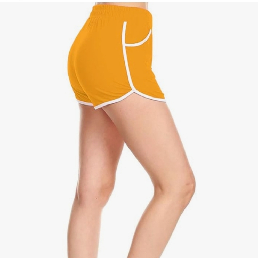 Shosho Orange Shorts